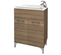Lavatoio legno 60x50 cm rovere fumo