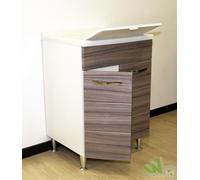 Lavatoio antonella 60x50 cm con sifone palissandro