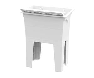 Lavatoio monoblocco bianco 59 x 41 x 75 h cm
