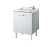 LAVATOIO NEGRARI ARCOBALENO SPESSORE 18 MM VASCA IN PP 60X60 CM