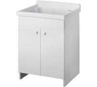 Lavatoio per interni con vasca in ceramica Bianco