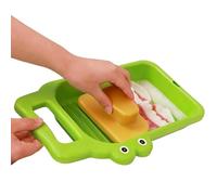 Lavatoio per lavanderia, portatile, manuale, a forma di , per allenamento dei bambini, per dormitorio, viaggi, campeggio, scuola, hotel