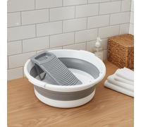 Lavatoio Pieghevole Con Asse Per Lavare, Facile Da Scolare, Lavabo Portatile