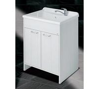 LAVATOIO PVC CON SPORTELLI 60X60IN KIT