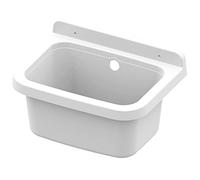 LAVATOIO RESINA A PARETE CM.39X39 CON SIFONE PZ 1,0