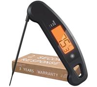 Lavatools Javelin PRO Duo Termometro digitale ultra veloce per carne in 2 secondi, lettura istantanea, per grigliare e cucinare, display retroilluminato a rotazione automatica, resistente all'acqua