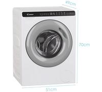 LAVATRICE 5 KG 1200 GIRI A INVERTER SUPER COMPATTA CANDY CW50-BP12307G-S [EEK: A]