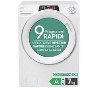 LAVATRICE 7 KG 1200 GR A SLIM 45 CM INVERTER VAPORE SMART CANDY RO41274DWMT/1-S