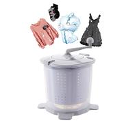 Lavatrice A Manovella, Lavatrice A Manovella E Disidratatore, Lavatrice Portatile Manuale Non Elettrica Fino A 1200 Giri/min, Lavatrice Per Bambini Per Dormitorio, Appartamento, Lavanderia Da Cam