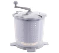 Lavatrice a manovella, Lavatrice a manovella portatile da 1200 giri/min, Mini lavatrice a manovella, Macchina a manovella manuale per dormitorio, appartamento, alternativa alla lavanderia da campeggio