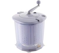 Lavatrice a manovella, Mini lavatrice portatile Eco, Centrifuga e asciugatrice, Facile da usare, Adatta for piccoli indumenti, biancheria intima, camper, campeggio.