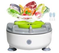 Lavatrice a ultrasuoni per frutta e verdura, dispositivo portatile con ricarica USB per una pulizia efficiente di frutta, verdura e carne (modello plug-in)