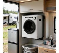 Lavatrice-Asciugatrice Compatta, Asciugatrice Portatile Da 800 W,5 Programmi Di Asciugatura,Asciugatrice Portatile Ideale Per Piccoli Spazi, Camper E Appartamenti,Silenziosa E Durevole White