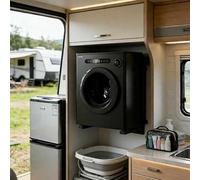 Lavatrice-Asciugatrice Compatta, Asciugatrice Portatile Da 800 W,5 Programmi Di Asciugatura,Asciugatrice Portatile Ideale Per Piccoli Spazi, Camper E Appartamenti,Silenziosa E Durevole Black
