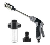 Lavatrice Auto a Spruzzo - Strumento Portatile per Pulizie con Serbatoio Schiuma e 3 Modalità - Idropulitrice a Pressione,per Viali, Strade, Cortili, Cancelli, Panchine, Mobili, Biciclette, Moto