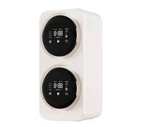 Lavatrice automatica a doppio cestello, lavatrice-asciugatrice for biancheria intima a parete, mini lavatrice a doppio tamburo Smart Touch da tavolo, for vestiti for bambini, biancheria(Wall-mounted)