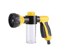 Lavatrice automatica in schiuma - Tubo ad alta pressione Ugello spruzzatore Dispenser di sapone 8 modelli di spruzzo Flusso d'acqua regolabile Impugnatura ergonomica durevole Lavatrice automatica