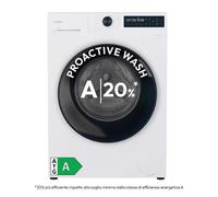 CANDY BR 49SBL8-S LAVATRICE SLIM, Caricamento frontale, 9 kg, 16 programmi, Profondità 48,8 cm, White, livello rumorosità centrifuga 72 dB(A), Classe A