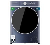 Cecotec Lavatrice 10 kg di ricarica frontale Bolero DressCode 8800 Inverter Ice Blue A. 2000W, 1400 giri/min, Basso Consumo, Motore Inverter Plus, SteamMax, Caricamento Automatico, Touch Screen XXL