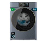Cecotec Lavatrice 9Kg Carica Frontale Autodose Bolero DressCode 9950 Autodose Inverter 3D Ice Blue A. Blu 1400 Giri, Core Matrix Screen, Porta XXL, Luce Interna