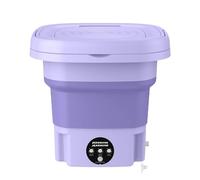 Lavatrice compatta - Lavatrice portatile, Lavatrice pieghevole, Lavatrice riutilizzabile 8L, Lavatrice ad alta capacità, Secchio per biancheria efficiente, Lavastoviglie automatica, Lavatrice