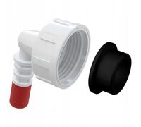 Lavatrice Corto Gomito 1" Inch x 8/16mm Tubo Flessibile Connettore Polipropilen