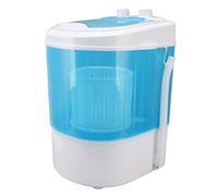 Lavatrice da 22 Litri, Potente Ciclo di Risciacquo Automatico 2 in 1 Mini Lavasciuga Portatile 300 W capacità di 9,9 Libbre con Tubo di Scarico per Dormitori (Spina UE 220V)