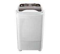 Lavatrice di carico superiore Lavatrice portatile Casa Singolo Barile Lavatrice compatta Piccola 7KG Capacità Lavaggio/Disidratazione programmata con un solo clic Pulizia profonda (grigio)