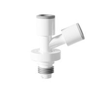 Lavatrice Downpipe Distributore Di Drenaggio A Tre Vie | Connettore Drenaggio Pavimento Sostituzione Dell'adattatore Del Tubo Fognario(WHITE)