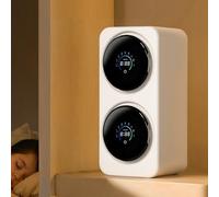 Lavatrice E Asciugatrice Compatta A Doppia Vasca, Mini Lavatrice Per Biancheria Intima Con Touchscreen LCD 10'', Cestello In Acciaio Inossidabile, Pulizia Profonda Di Piccoli Indumenti(Desktop)