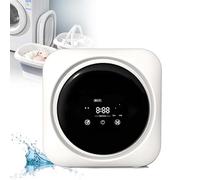 Lavatrice e asciugatrice Completamente Automatica portatile, indipendente, a carica frontale da 3,5 l con touch screen LCD, vasca in acciaio inossidabile per appartamento, casa, dormitorio -