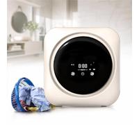 Lavatrice e Asciugatrice da Appoggio, Mini Lavatrice Basso Consumo | Display LCD, Quattro Modalità Lavaggio, Design Compatto, per Sete & Tessuti Delicati(Wall Mount)