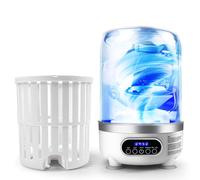 Lavatrice e asciugatrice per biancheria intima | Mini lavatrice portatile da 3 litri con luce blu | Pulizia profonda per calze e piccoli indumenti | Piccola lavatrice ricaricabile tramite USB