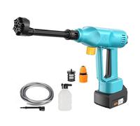 Lavatrice For Auto Ad Alta Pressione 30000mAh Con Ugelli Multifunzione 6IN1 Pistola Ad Acqua For Lavaggio Auto Portatile For Il Giardino Di Casa Potente Facile