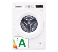 Lavatrice LG a carica frontale da 8 kg, 1400 giri/min, classe A, bianca, motore inverter, trasmissione diretta, vapore, Wi-Fi