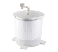 Lavatrice Manuale, Mini Lavatrice Biancheria Biancheria Bianchesive Lavatrici Trasportati Rondella Portatile per Intima, Vestiti per Bambini, Calze o Altri Piccoli Oggetti, Grigio 15.7x13.0 in