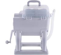 Lavatrice manuale portatile - Mini asciugatrice centrifuga per piccoli spazi, appartamenti, dormitori e campeggio - Design a manovella per soluzioni di lavanderia facili