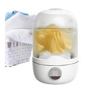 Lavatrice Per Biancheria, Lavatrice per Biancheria Intima, Batteria 2000mAh e Piccolo Contenitore per Biancheria per Vestiti del Bambino, Calze, Asciugamani e