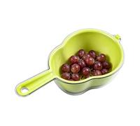 Lavatrice Per Frutta A Doppio Strato - Cestello Per Filtro Portatile, Mini Detergente Per Lavello, Impugnatura Ergonomica | Strumento Per Il Risciacquo Dei Prodotti Da Cucina Per Il Lavaggio Della Pre