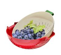 Lavatrice per frutta - Spinner per insalata | Ciotola per bucato | & Colander Bowl | Utensile per lavaggio e svuotamento della cucina per bacche, pasta, colino facile per casa, appartamento, barbecue