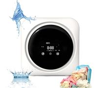 Lavatrice Piccola portatile per biancheria intima, a parete, completamente automatica, cestello anteriore da 0,3 kg per vestiti o calzini, 3,5 l