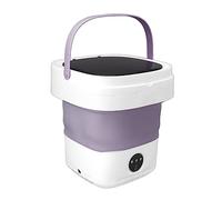 Lavatrice Pieghevole Mini Lavatrice Portatile da 7,5 Litri con Centrifuga Morbida e Tubo di Drenaggio Spina Europea Verde 100-240 V Installazione Semplice Questa Lavatrice i Spin