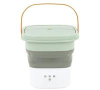 Lavatrice Pieghevole Portatile a Basso Rumore a Basso Rumore Rondella per Casa 100-240 V (Spina europea)