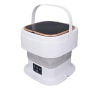 Lavatrice Portatile 3 modalità Timer Mini Lavatrice Pieghevole con Tubo di Scarico Lavatrice Pieghevole di Grande capacità da 11,5 Litri per Biancheria Intima Vestiti (Spina