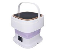 Lavatrice Portatile 3 modalità Timer Mini Lavatrice Pieghevole con Tubo di Scarico Lavatrice Pieghevole di Grande capacità da 11,5 Litri per Biancheria Intima Vestiti (Spina