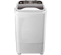 Lavatrice portatile 7 kg capacità totale vasca singola lavaggio centrifuga disidratazione pulizia profonda UV compatta per dormitori da campeggio appartamenti camere, nero