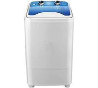 Lavatrice portatile 7 kg capacità totale vasca singola lavaggio centrifuga disidratazione pulizia profonda UV compatta per dormitori da campeggio appartamenti camere, blu