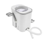 Lavatrice portatile da 3,24 kg, 38 x 27 x 38 cm, colore bianco | Lavatrice a mano, realizzata in PP, ABS e acciaio inossidabile 304, portatile per camper, campeggio e viaggi