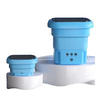 Lavatrice portatile da 4,5 l, pieghevole, con centrifuga, per viaggi, campeggio, piccoli spazi, mini lavatrice per calze e biancheria intima