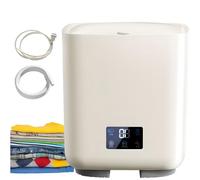 Lavatrice portatile da 7 l, compatta 4 in 1, con cambio automatico dell'acqua e centrifuga, per biancheria intima, asciugamani e biancheria piccola